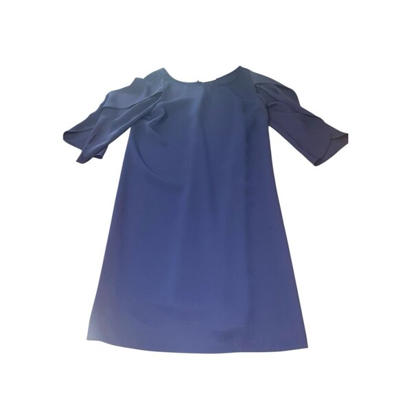 Ingrid & Isabel Navy Tulip Sleeve Elegant Maternity Dress Size Medium - Picture 3 of 11